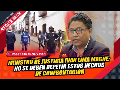 ? CONFERENCIA DE PRENSA: MINISTRO DE JUSTICIA SOBRE LOS HECHOS OCURRIDOS AYER Y HOY EN BOLIVIA ?