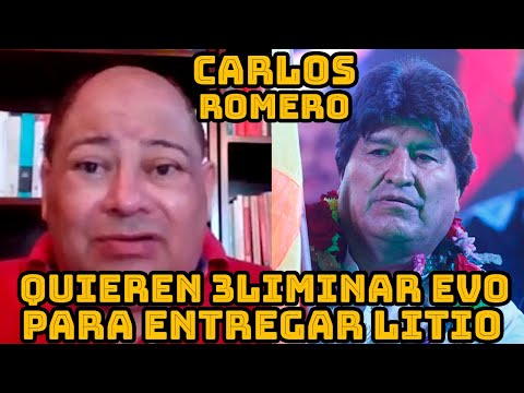 CARLOS ROMERO SE PRONUNCIA SOBRE LITIO Y COMO ESTARIA NEGOCIANDO SIN APROBACIÓN DE LEGISLADORES