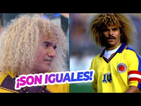 ¡Tiene la misma cara y los mismos rulos que el inconfundible Carlos Valderrama!