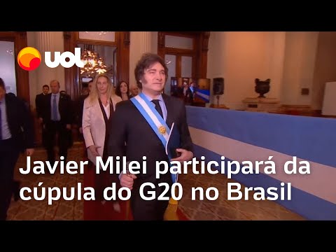 Milei participará da cúpula do G2O no Brasil após atritos com Lula