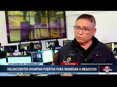 Willax Noticias - OCT 04 - DELINCUENTES ROMPÍAN PUERTAS PARA INGRESAR A NEGOCIOS | Willax