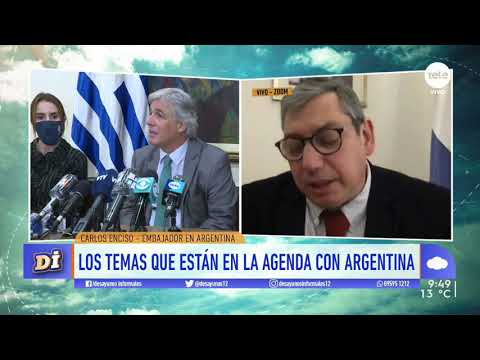 Carlos Enciso fue acreditado como embajador en Argentina: Nos interesa potenciar la Hidrovía