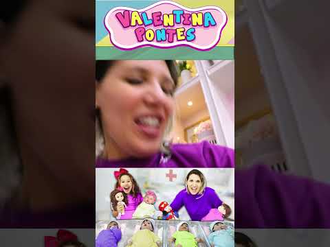 VALENTINA Jugando CON MATERNIDAD bebés reborn en español   195