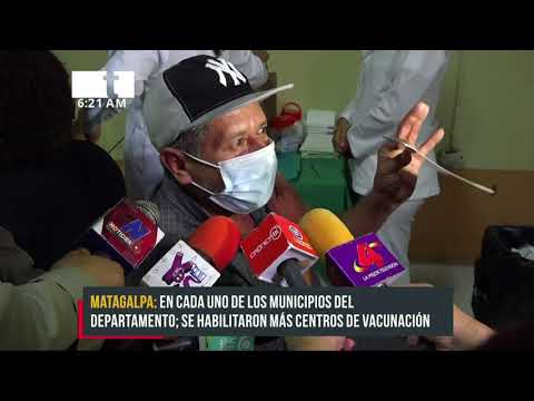 Personas mayores de 30 años acuden por vacuna contra el COVID-19 - Nicaragua