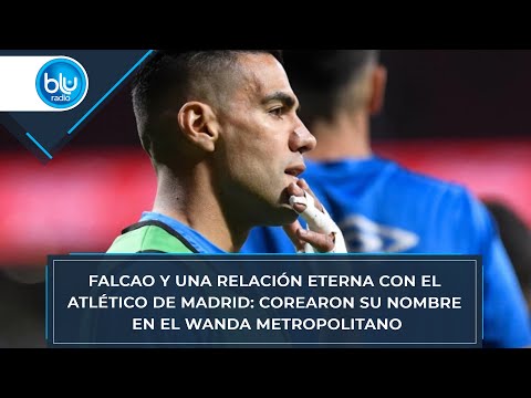 Falcao y una relación eterna con el Atlético de Madrid: corearon su nombre en el Wanda Metropolitano