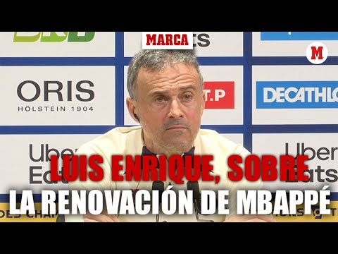 Luis Enrique, sobre la renovación de Mbappé: No es algo que dependa de mí