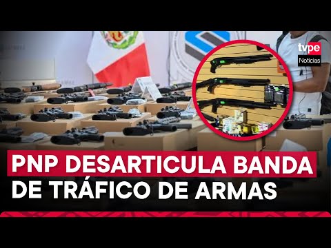 Perú desarticula banda de tráfico de armas que abastecía mercado ecuatoriano