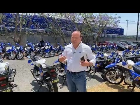 URGENTE CRISTIAN ALVAREZ FISCALIZA MILES DE MOTOS DE AGENTES PNC DE GUATEMALA