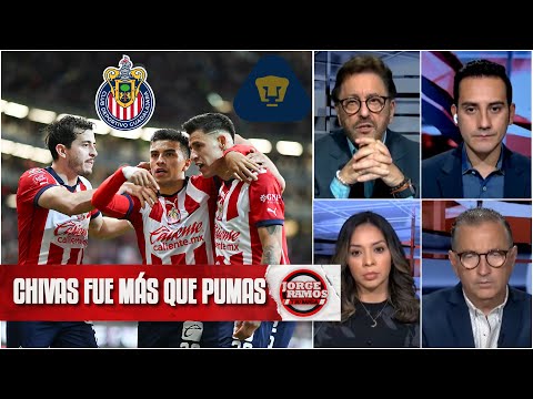 LIGUILLA 2023 LIGA MX Chivas sacó una ventaja corta ante Pumas UNAM en casa | Jorge Ramos y Su Banda