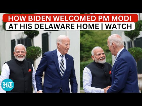 PM Modi Meets Biden At Delaware Home Before Quad Summit In First U.S. Visit After LS Poll Victory