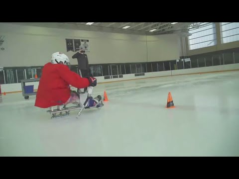 CU Boulder researchers studying equipment for sled hockey