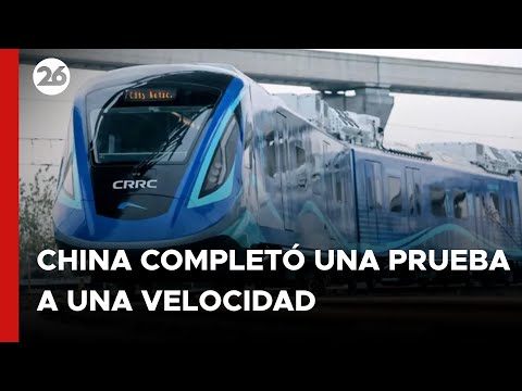 China prueba el 1° tren urbano propulsado por hidrógeno