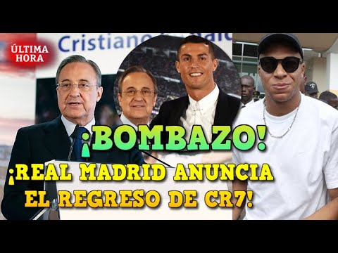 ÚLTIMA HORA: REAL MADRID ANUNCIA el REGRESO de CRISTIANO RONALDO al CLUB - MBAPPÉ REY de EUROPA