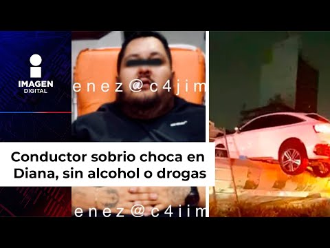 ¡No fue borrachazo! Conductor que acabó en la Diana iba 'limpio' de alcohol y drogas