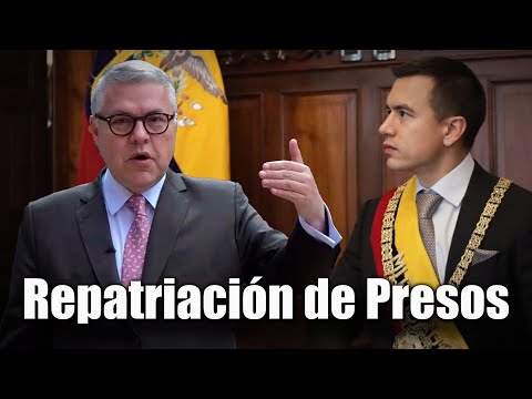 Repatriación de presos desde Ecuador: Ministro de Justicia Osuna