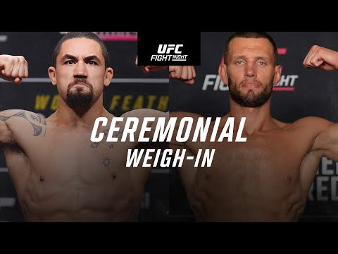 UFC Abu Dhabi: Ceremonial Weigh-In
