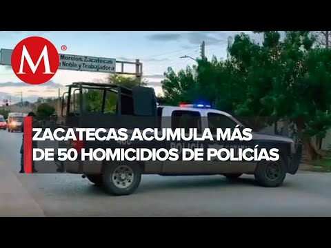 Matan a 57 policías en Zacatecas durante 2022