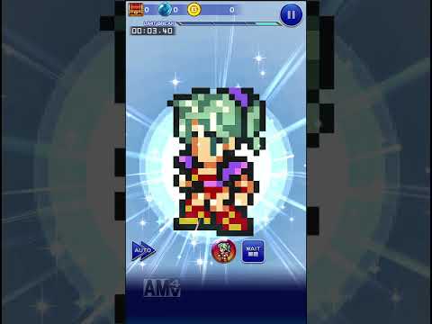 FFRK VS【迷宮】バハムート(回廊の狭間 S19 -2)(難易度700) ※17.20秒　WAIT設定、確率再発動無し