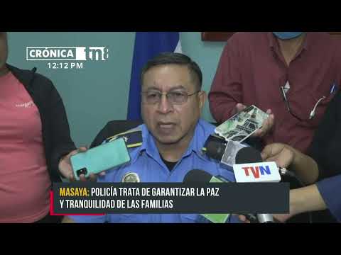 14 capturados por delitos de peligrosidad en Masaya - Nicaragua