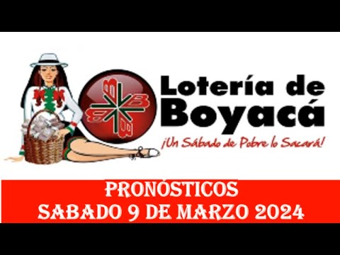 LOTERIA DE BOYACA DEL SABADO 9 DE MARZO DE 2024 RESULTADO PREMIO MAYOR #loteríadeboyacá
