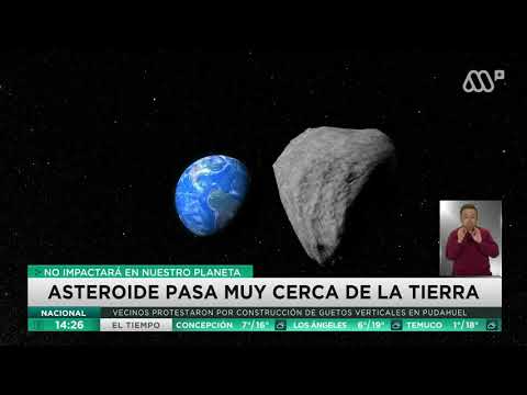 Asteroide pasa muy cerca de la Tierra