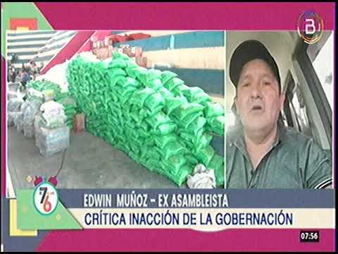 08022023 EDWIN MUÑOZ CRÍTICA SUPUESTA INACCIÓN DE LA GOBERNACION BOLIVIA TV
