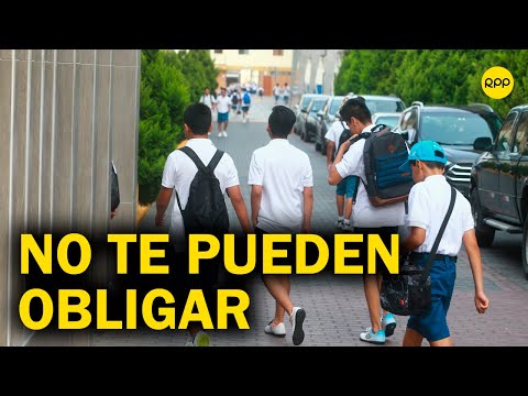 Perú: Conoce lo que no te puede obligar un colegio particular