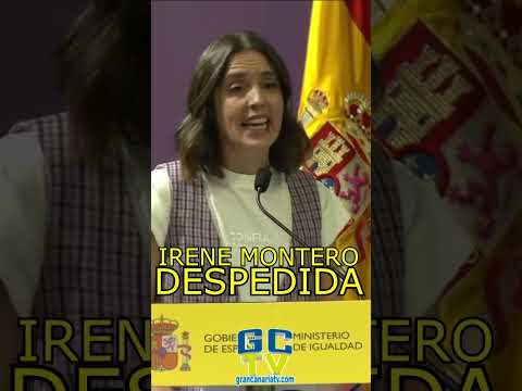 Pedro Sánchez nos echa del Gobierno Irene Montero en despedida como ministra de Igualdad #shorts