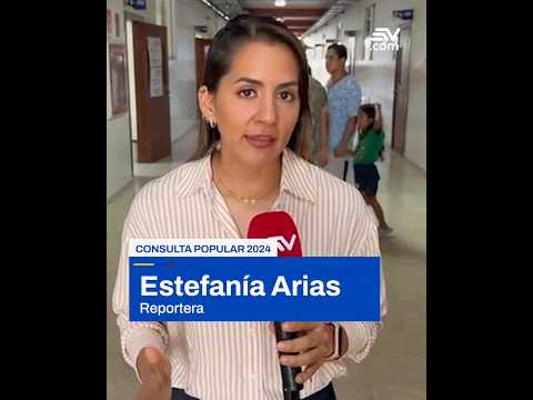 Consulta Popular 2024 | Estefanía Arias desde el sur de Guayaquil #envivo #televistazo