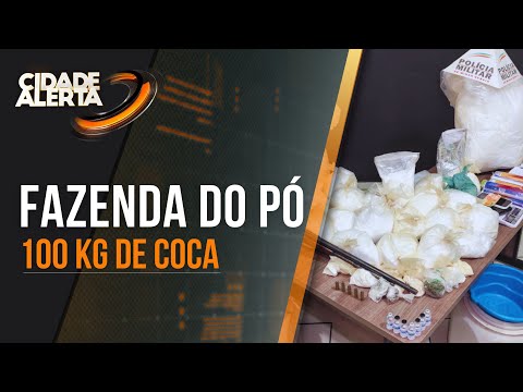 ‘FAZENDA DO PÓ’: POLÍCIA ESTOURA LABORATÓRIO DE REFINO DE COCAÍNA: TRÊS SÃO PRESOS