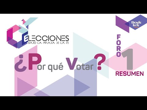 Elecciones: ¿Qué temas importan al votar Resumen 1er foro. Paz/ seguridad/ migración/ vida digna