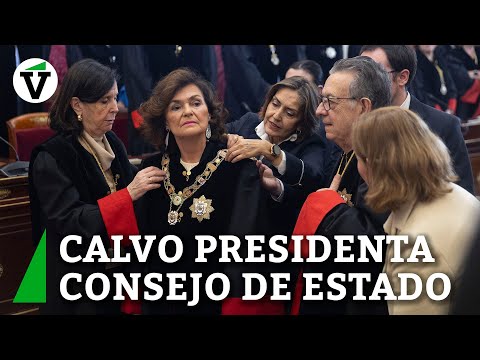 Carmen Calvo toma posesión como nueva presidenta del Consejo de Estado