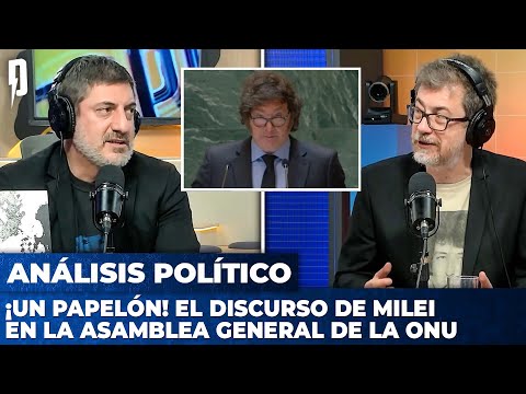 ¡UN PAPELÓN! El discurso de Javier Milei en la Asamblea General de la ONU