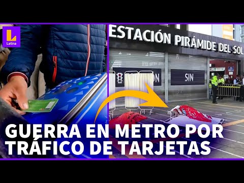 Guerra mortal por tráfico de tarjetas en el Metro de Lima
