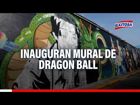 La Victoria: Se inauguró mural de Dragon Ball