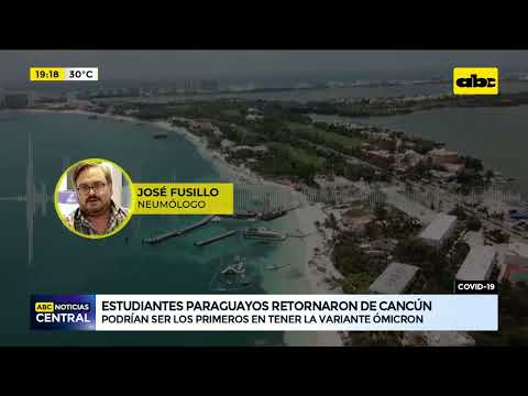 Estudiantes paraguayos retornaron de Cancún
