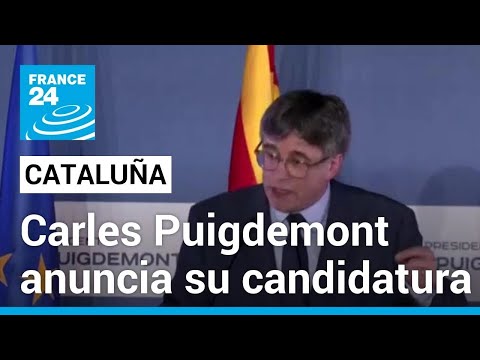 Líder independentista catalán Carles Puigdemont será candidato en los comicios de mayo