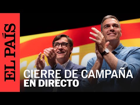 DIRECTO | Elecciones en Cataluña: Sánchez e Illa clausuran la campaña en Barcelona  | EL PAÍS