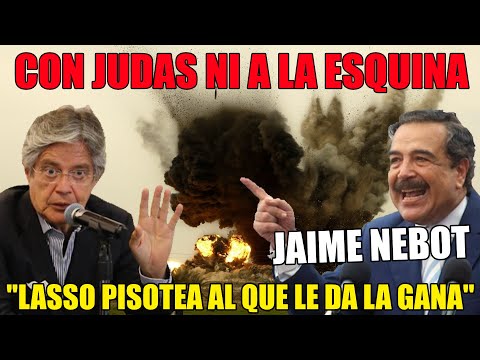 Jaime Nebot trata de Judas a Guillermo lazo. Le dice ni a la esquina