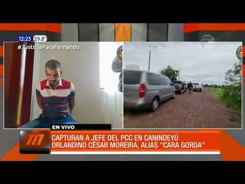 Capturan a jefe del PCC en Canindeyú