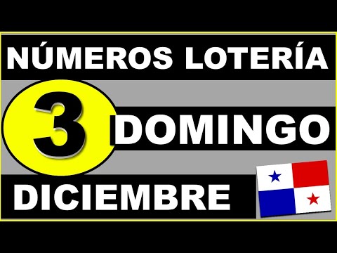 Resultados Sorteo Loteria Domingo 3 de Diciembre 2023 Loteria Nacional Panama Sorteo Dominical Hoy