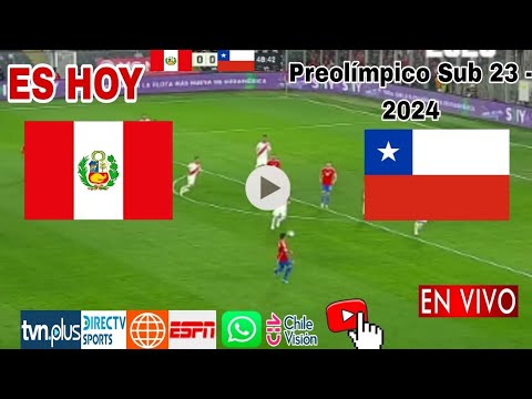 Perú vs. Chile en vivo, donde ver, a que hora juega Perú vs. Chile Preolímpico 2024