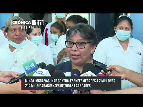 Nicaragua sobrecumple meta en campaña nacional de vacunación