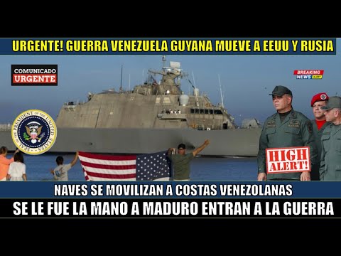 URGENTE! Guerra entre Venezuela y Guyana con armas de Rusia y EEUU por el Esequibo