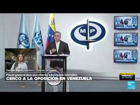 Informe desde Caracas: Edmundo González es citado por la Fiscalía venezolana por conspiración