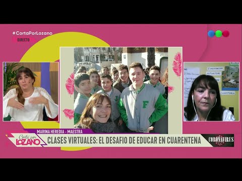 Clases virtuales en cuarentena - Cortá por Lozano