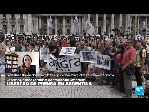 Paola García: 'Muchas de las agresiones a periodistas en Argentina son lideradas por Javier Milei'