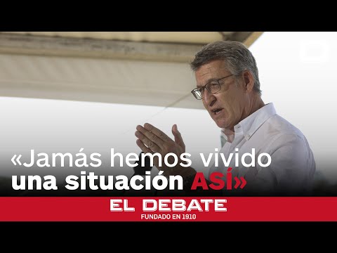 Feijóo: «No es normal que todo lo que está cerca de Sánchez acabe siendo investigado»