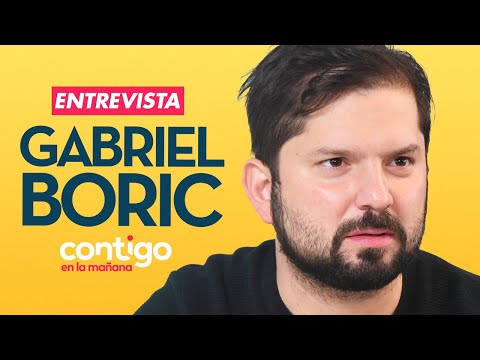 GABRIEL BORIC - Propuestas y entrevista | Contigo a La Moneda