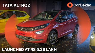 Tata Altroz Price Starts At Rs 5.29 Lakh! | Features, Engine, Colours and More! #In2Mins